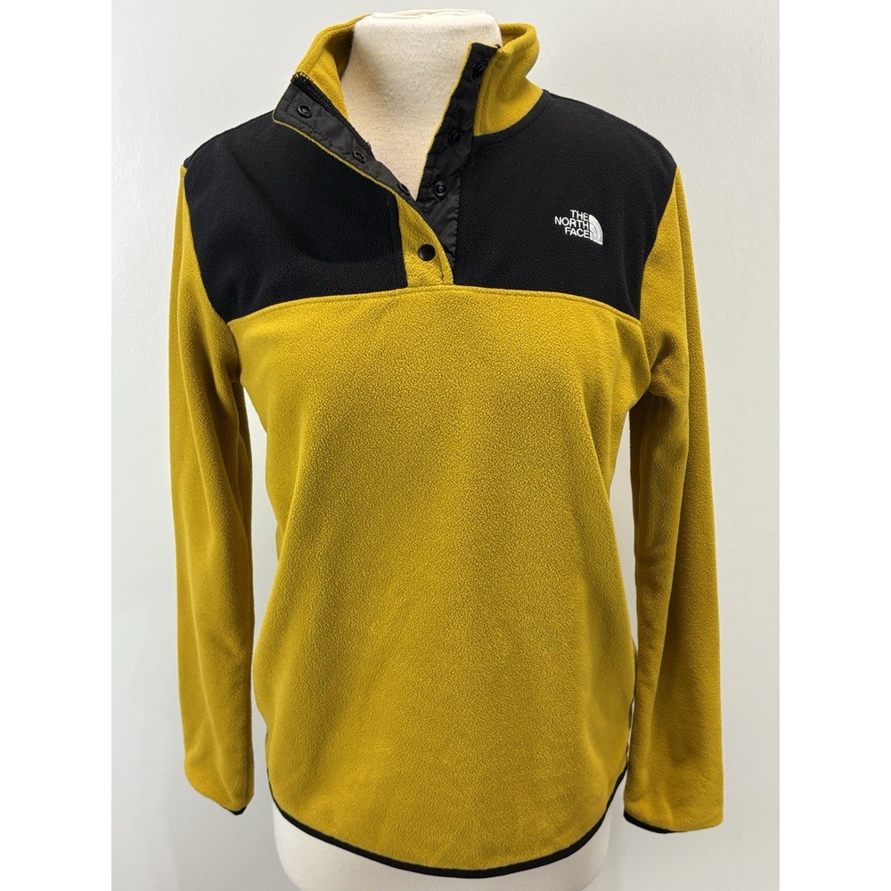 The North Face TKA Glacier Fleece Pullover Jacket Sz Medium Women's 1/4 Snap